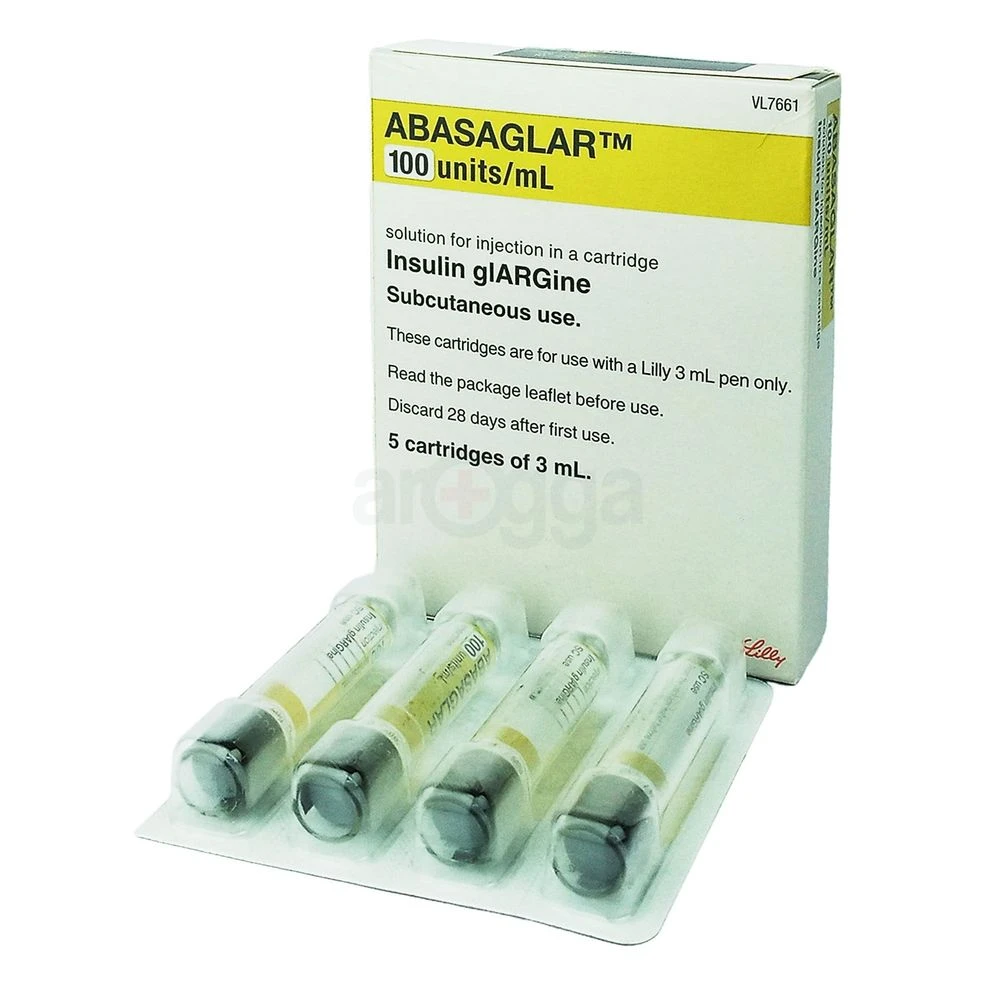 Abasaglar Cartidge 100IU/ml SC Injection