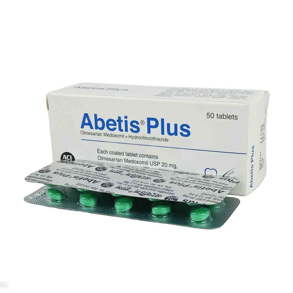 Abetis Plus  20 mg+12.5 mg Tablet