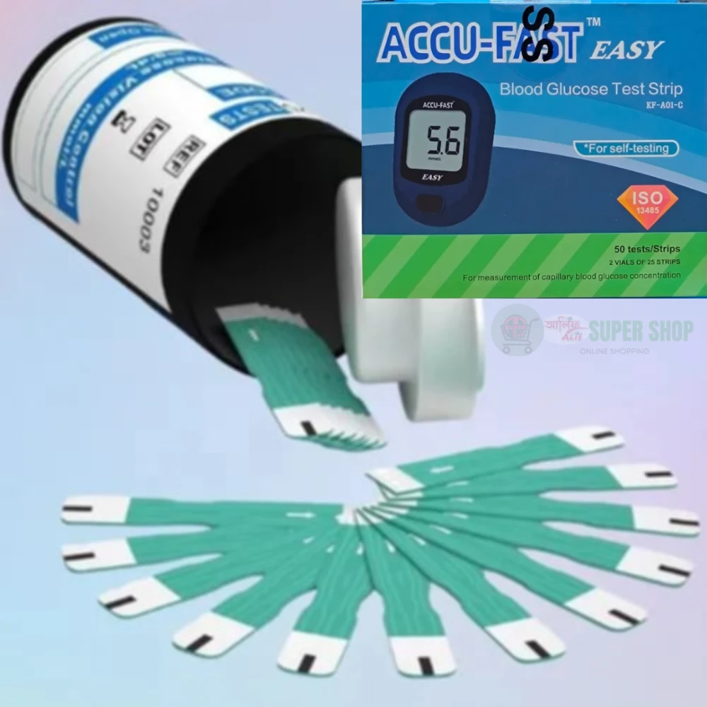 Accu-Fast Easy Blood Glucose Test Strips