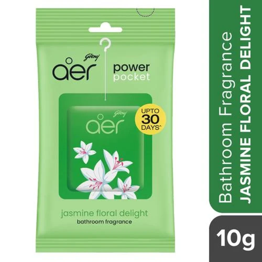 Aer Power Pocket Bathroom Freshener Jasmine 10g