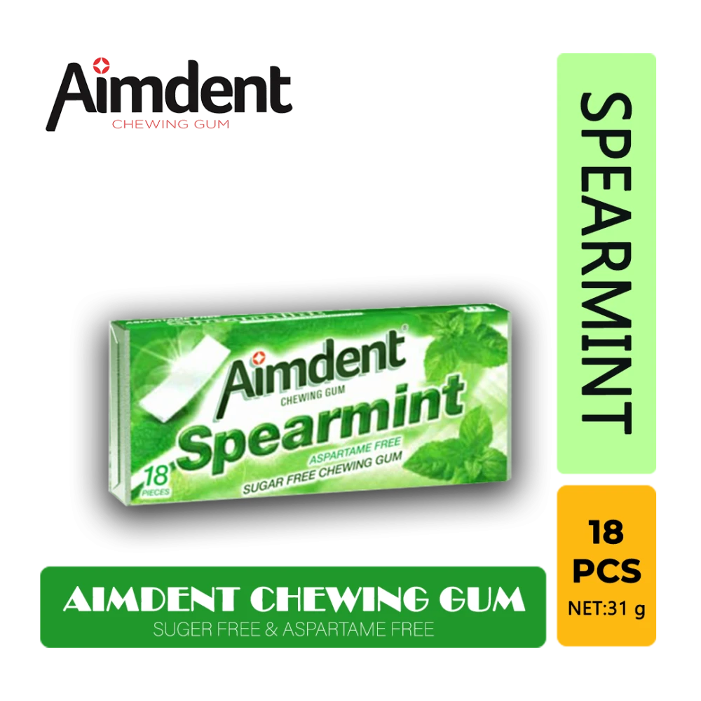 Aimdent Cardamom Chewing Gum 18pcs