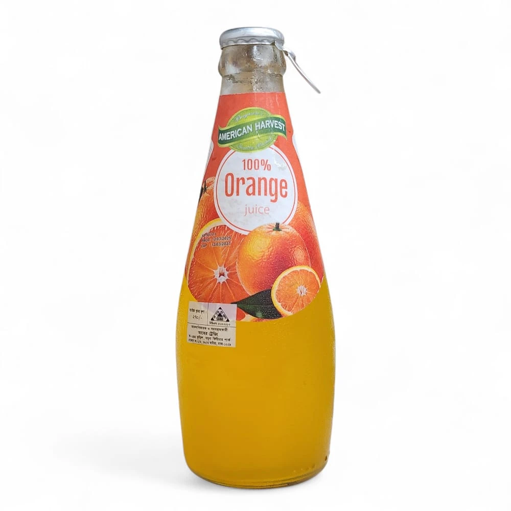 American Harvest Orange Juice With Basil Seed 290ml