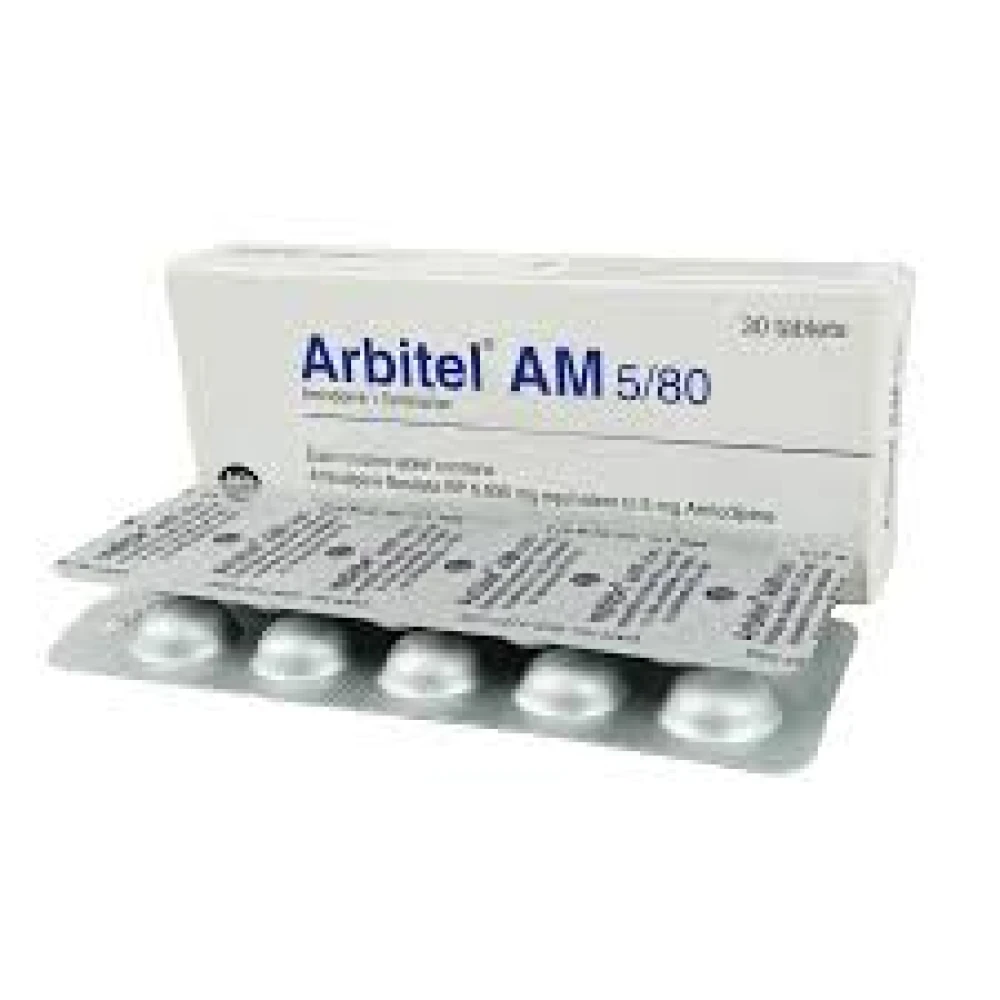 Arbitel AM 5/80 Tablet (Telmisartan 80mg + Amlodipine 5mg)