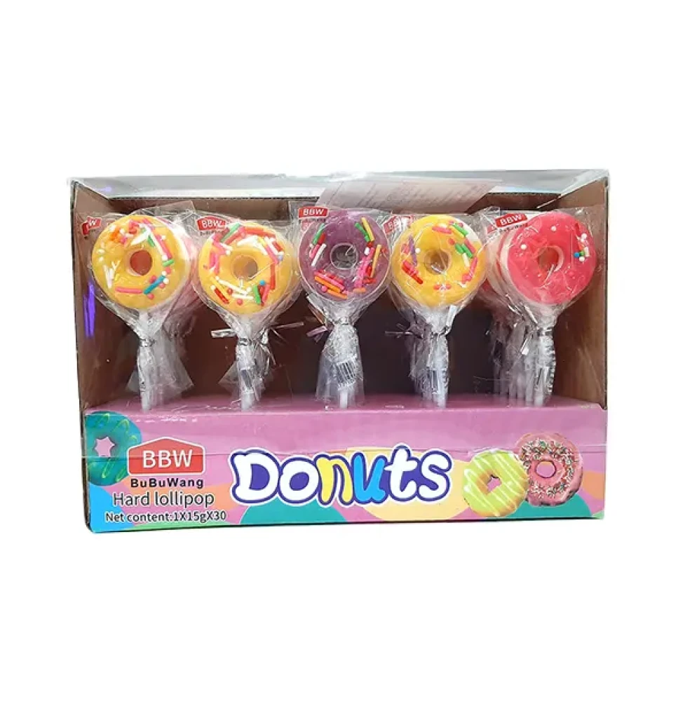 BBW Donuts Hard Lolipop