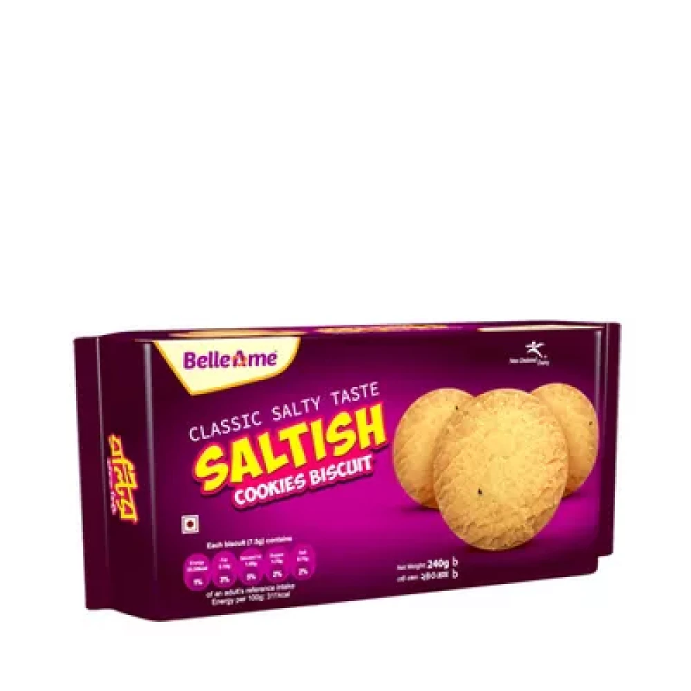 Belleame Classic Salty Taste Saltish Cookies Biscuit 240gm