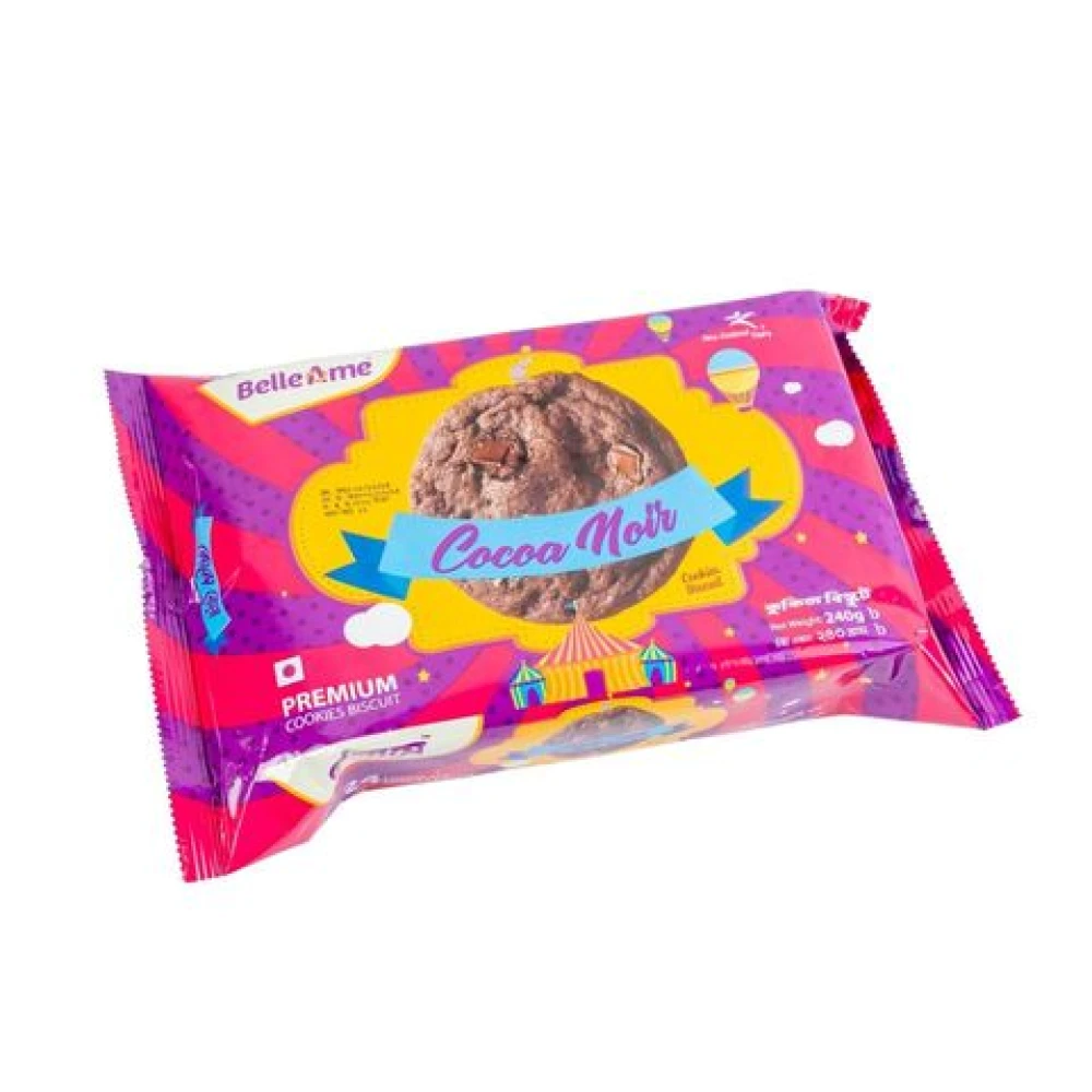 BelleAme Cocoa Noir Cookies Biscuit 240gm