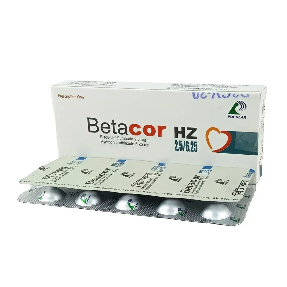 BETACOR-HZ 2.5/6.25MG TABLET