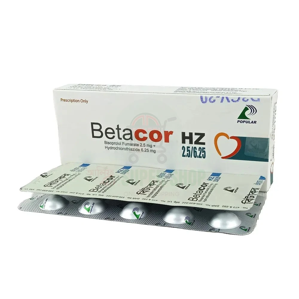 Betacor-HZ 5/6.25mg Tablet