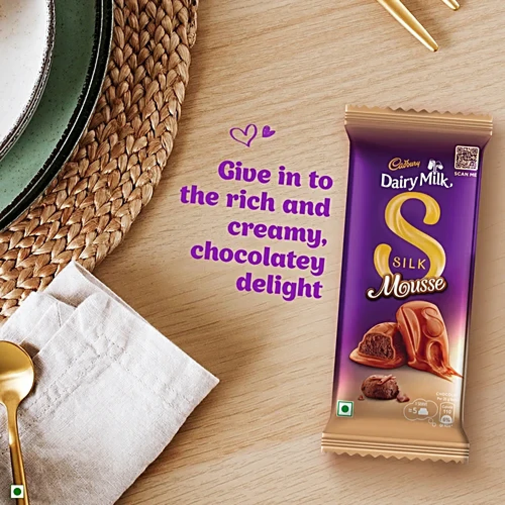 Cadbury Dairy Milk Silk Mousse Chocolate Bar 116gm
