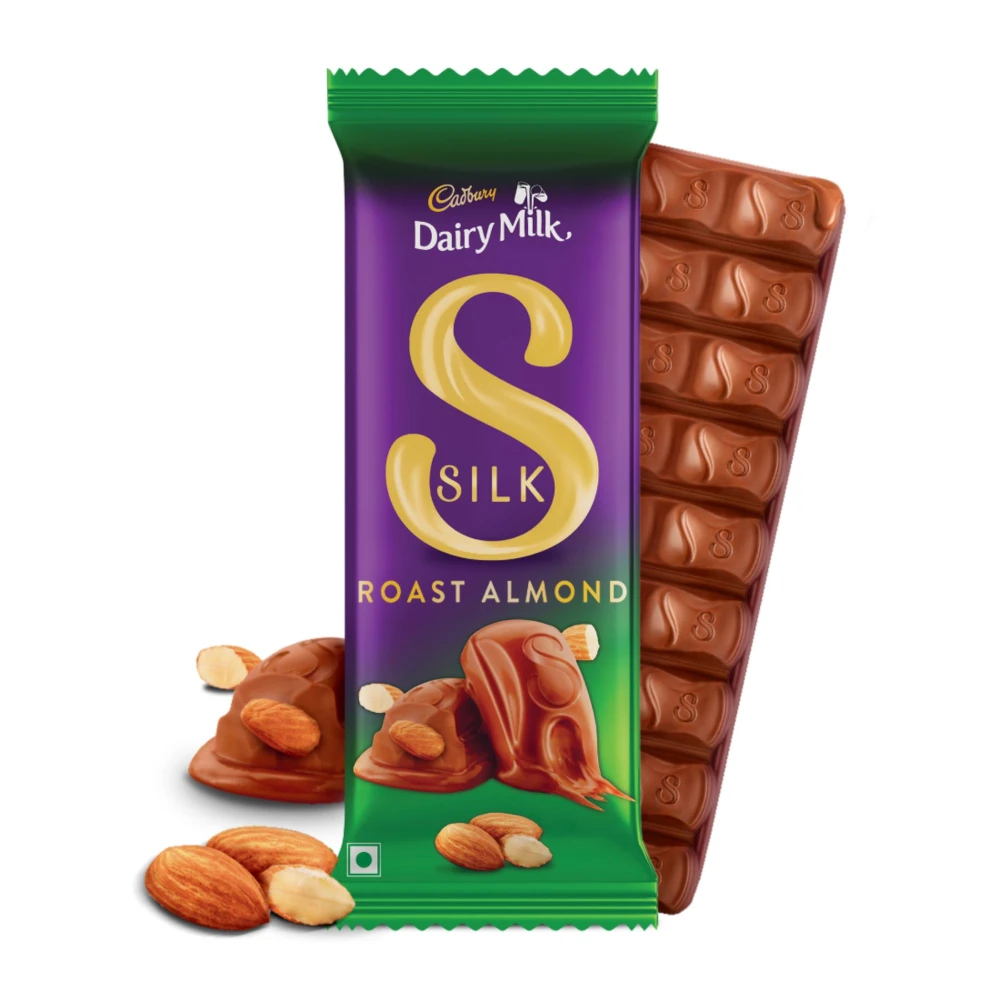 Cadbury Dairy Milk Silk Roast Almond Chocolate Bar 134g