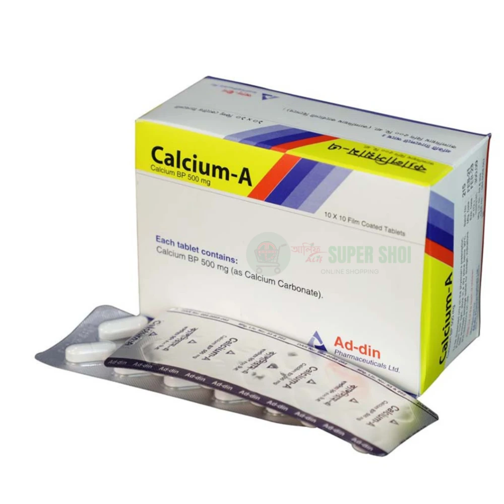 Calcium-A 500mg Tablet