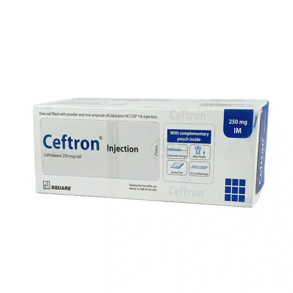 Ceftron IV 250mg/vial Injection