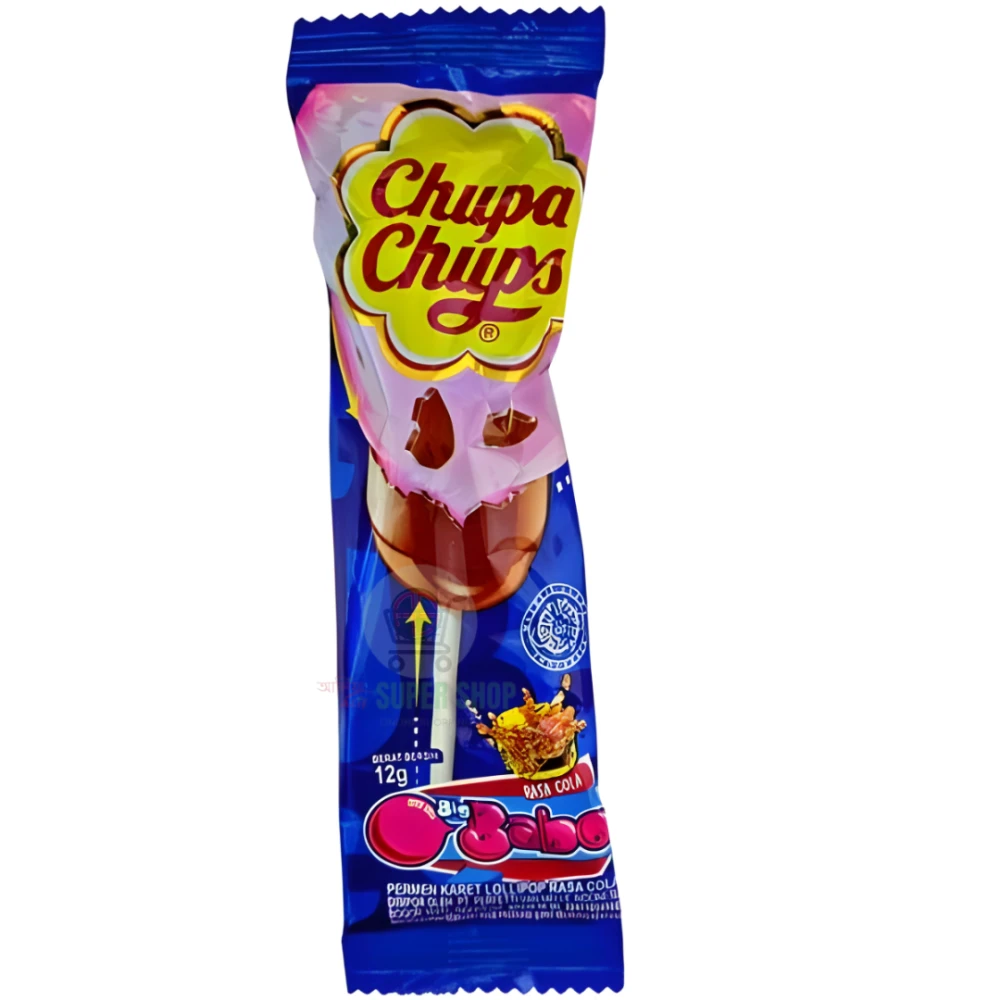 Chupa Chups Bubble Gum Filled Lollipop 12g