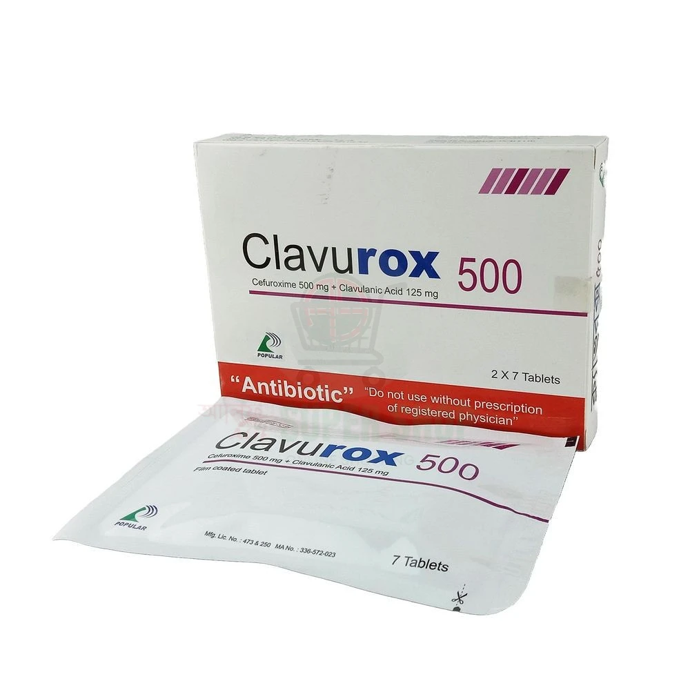 Clavurox 500mg Tablet