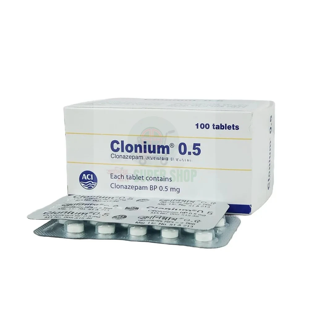 Clonium 0.5mg Tablet