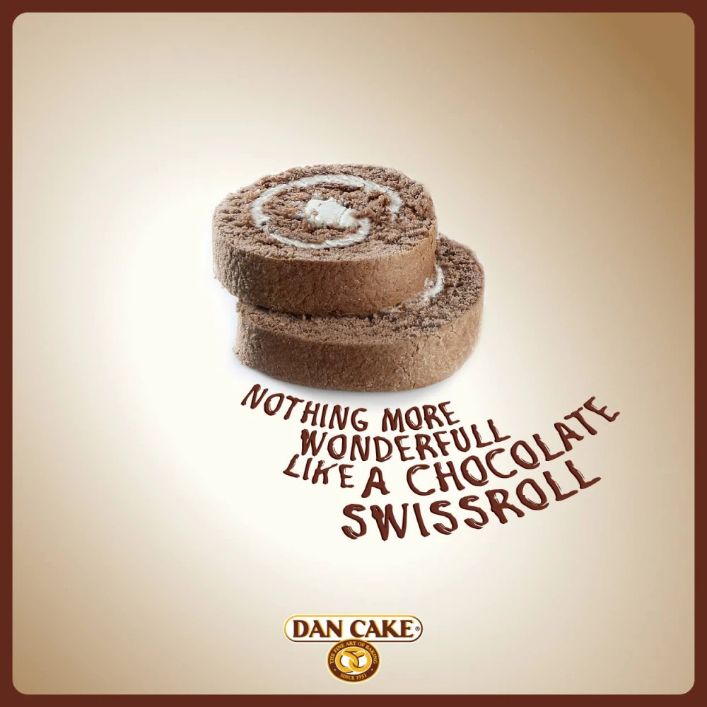 Dan Cake Chocolate Swiss Roll 200g