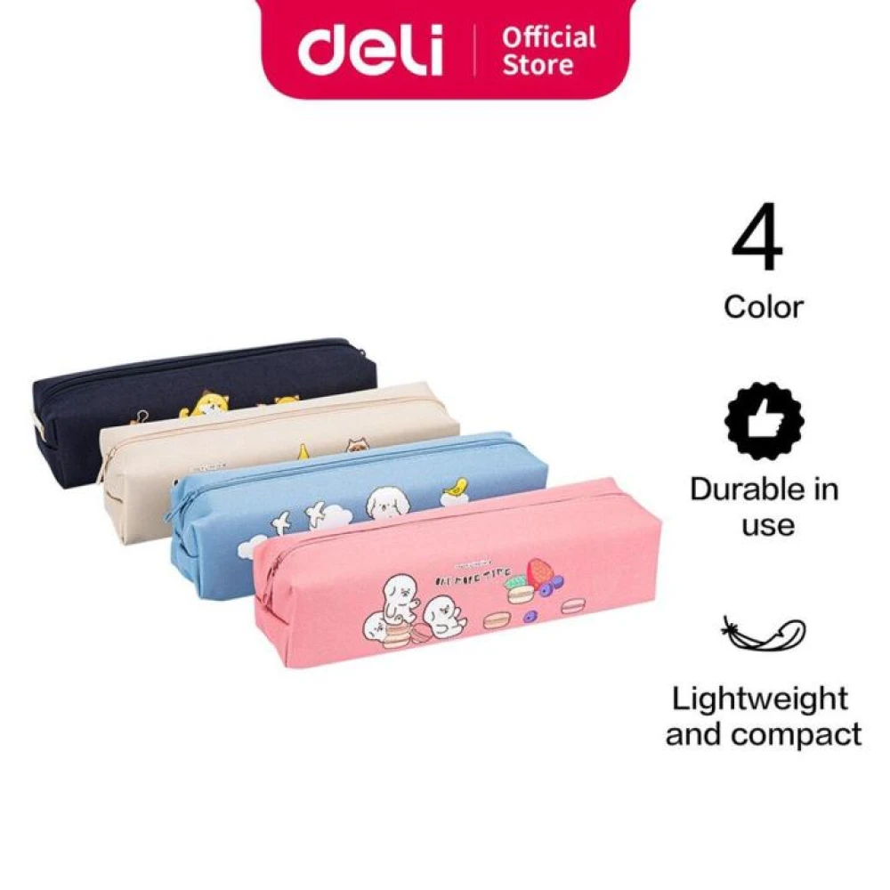 Deli 67102 Square Pencil Case