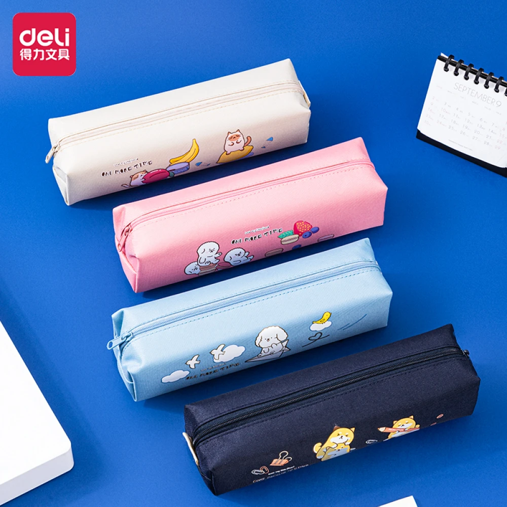 Deli 67102 Square Pencil Case