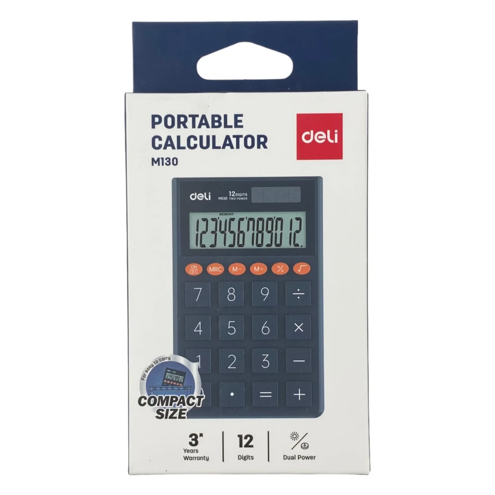 Deli Portable Calculator M130