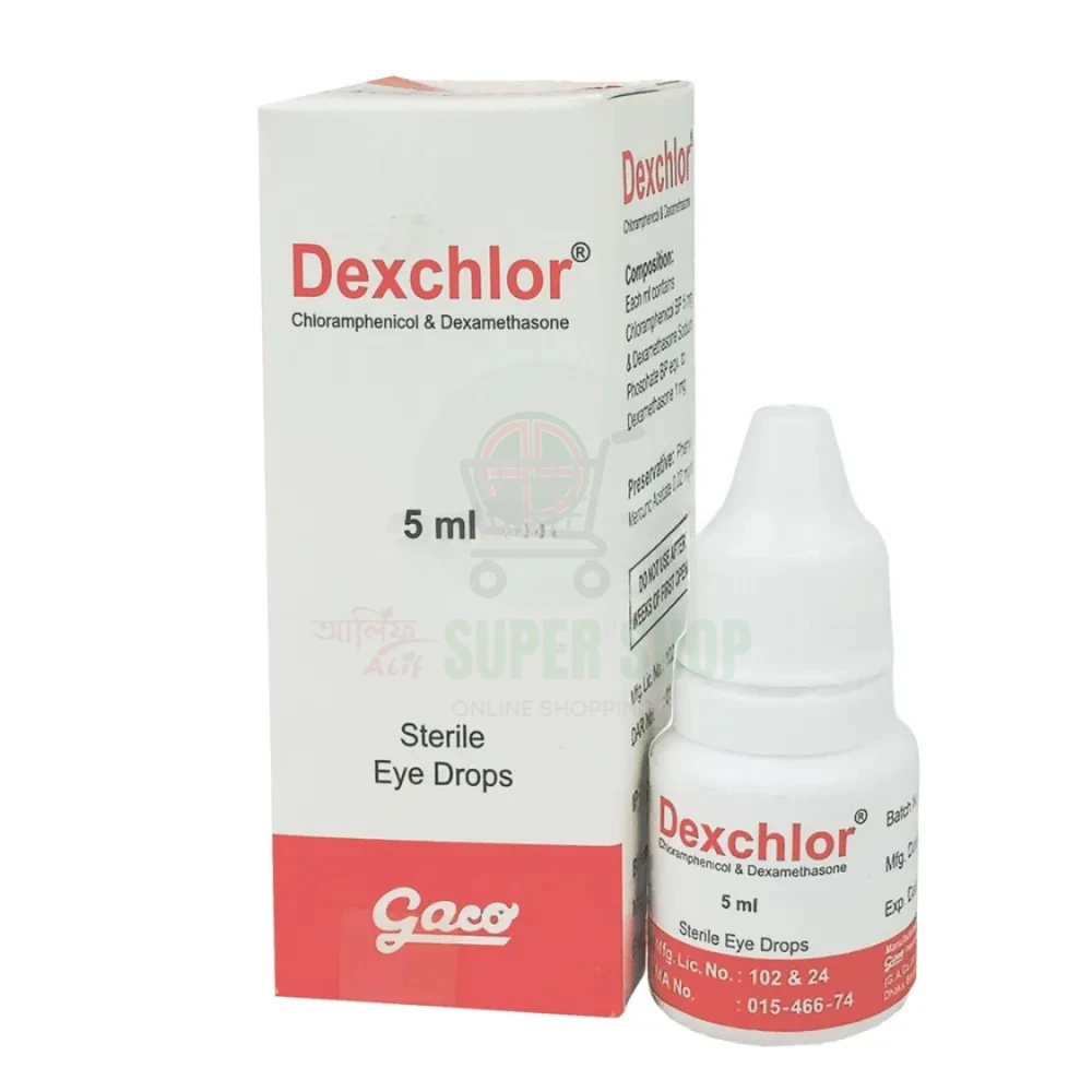 Dexchlor Sterile Eye Drops 5ml