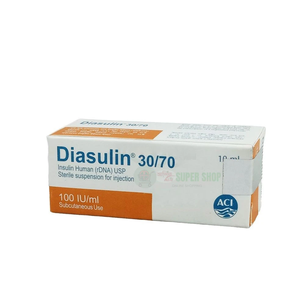 Diasulin 30/70 100mg vial Injection