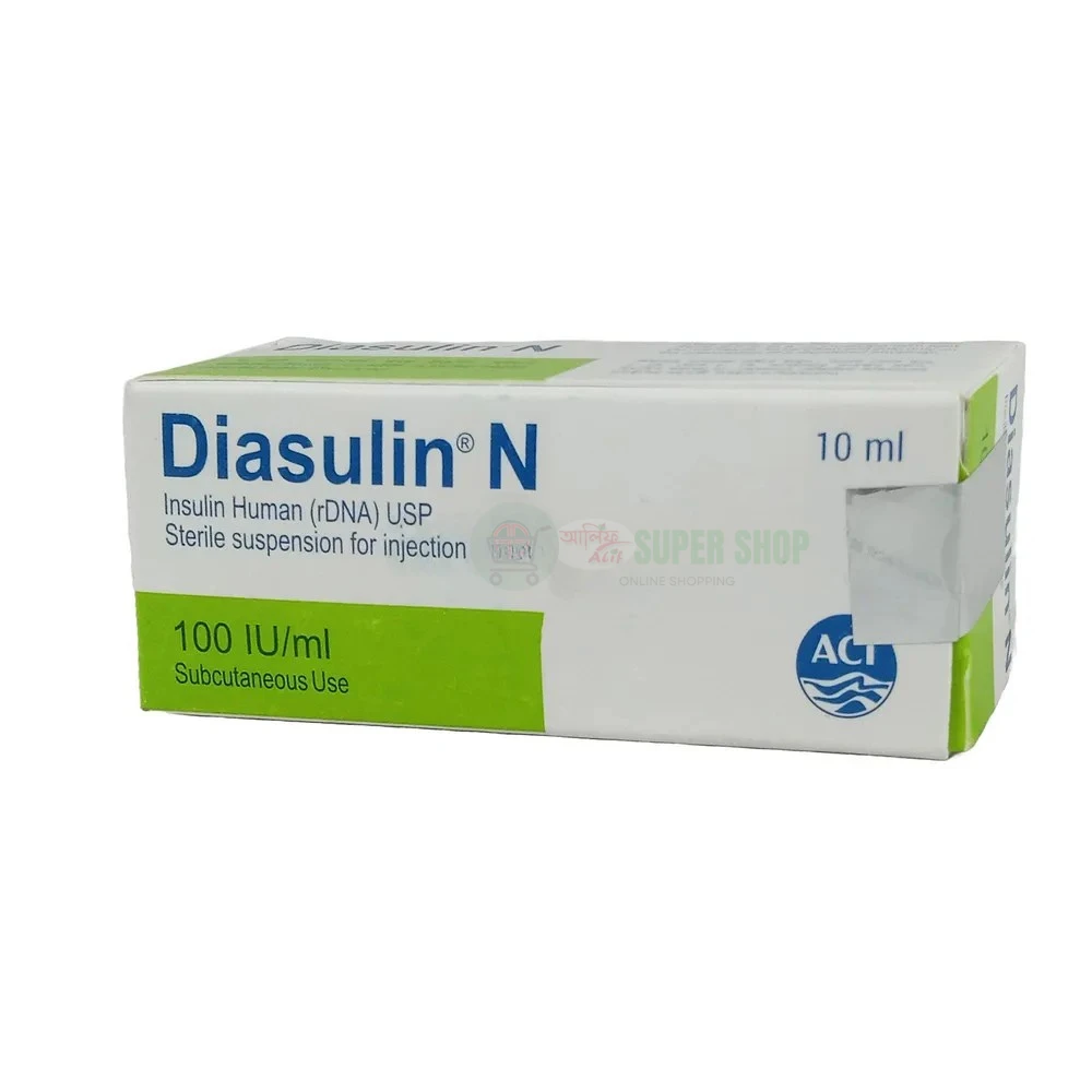 Diasulin N 100 IU 10ml Injection
