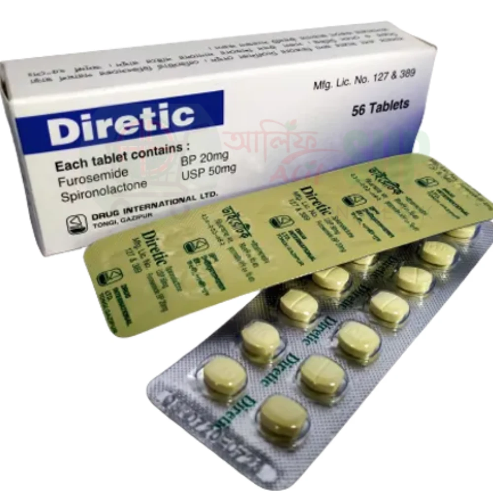 Diretic 20/50mg Tablet