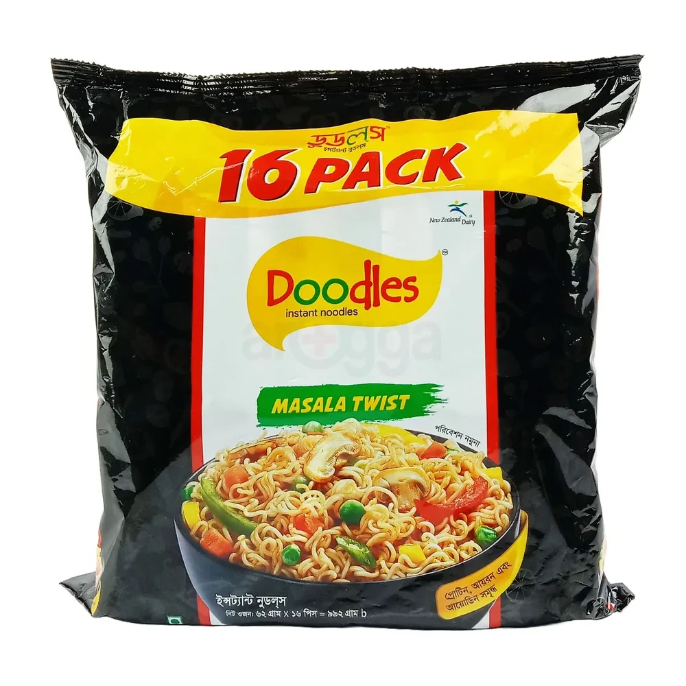 Doodles Instant Noodles Masala Twist 16pack 992gm
