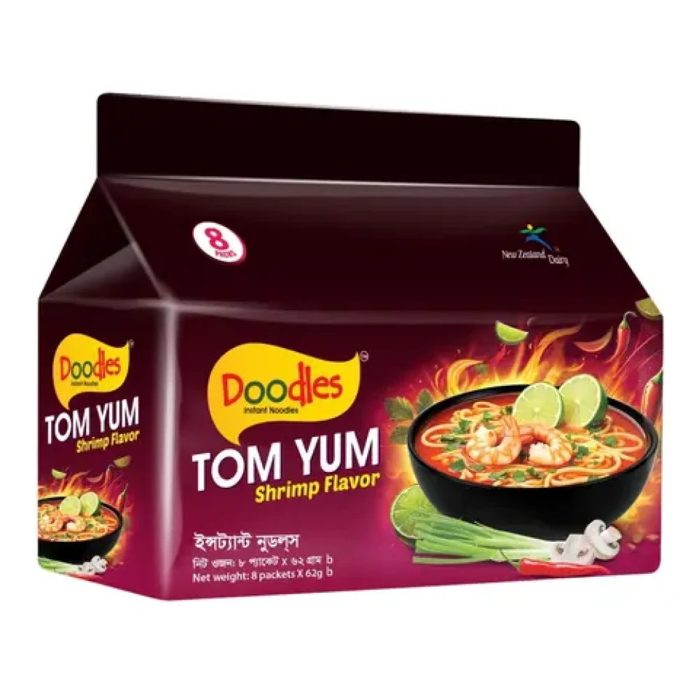 Doodles Tom Yum Shrimp Flavour Noodles 496g