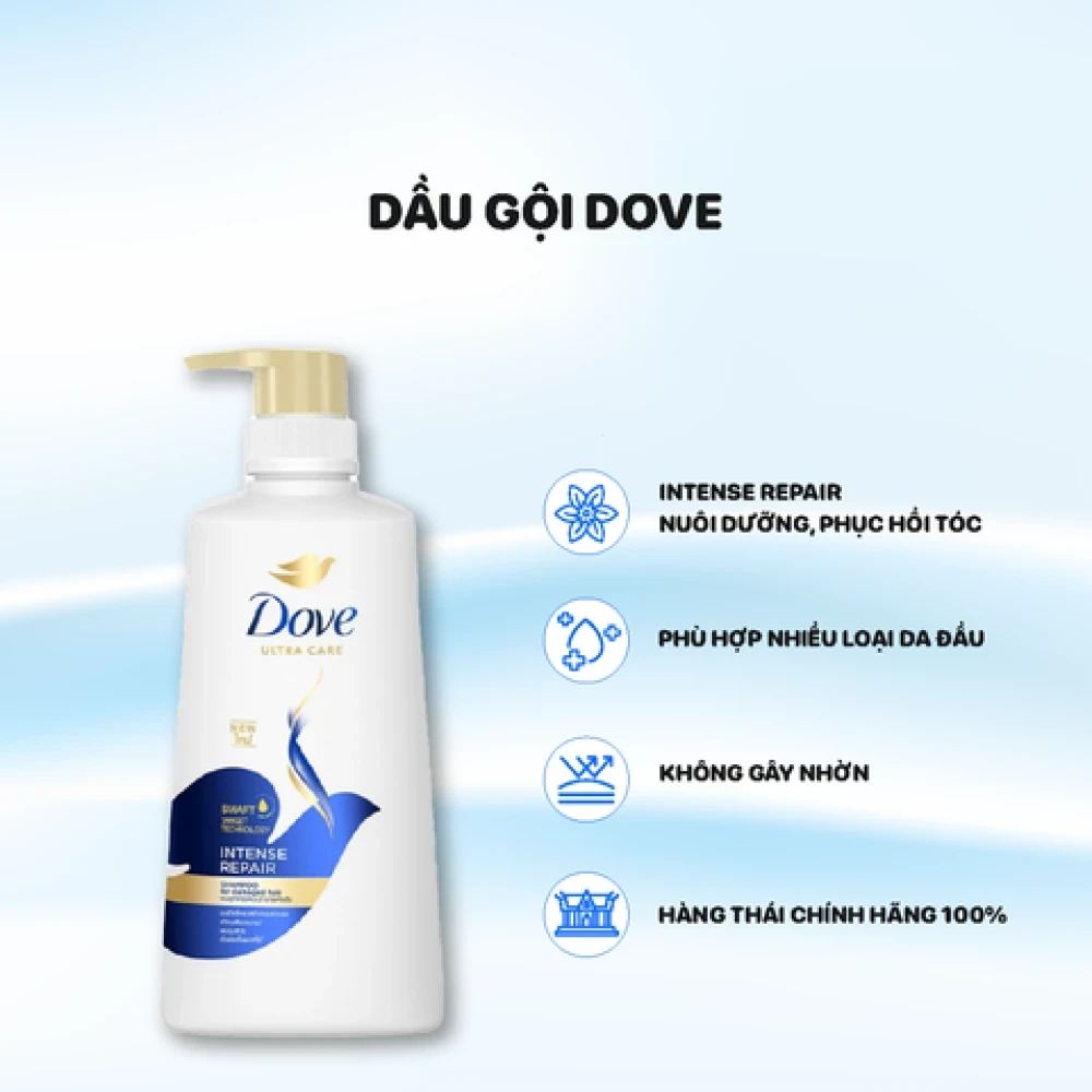 Dove Intense Repair Shampoo 410ml