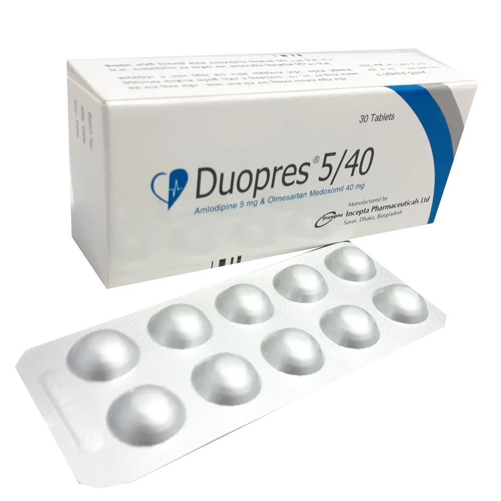 Duopres 5/40 mg Tablets