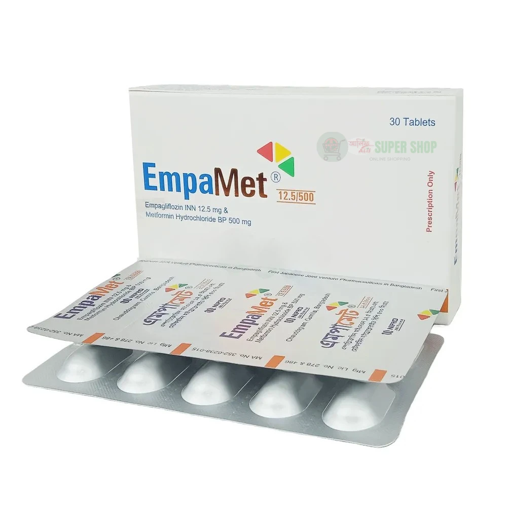 Empamet 12.5/500mg Tablet