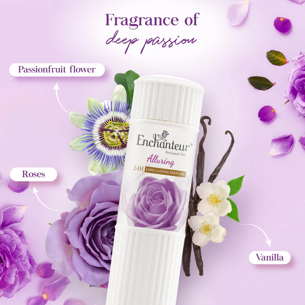 Enchanteur Perfumed Talc Powder Alluring 250gm