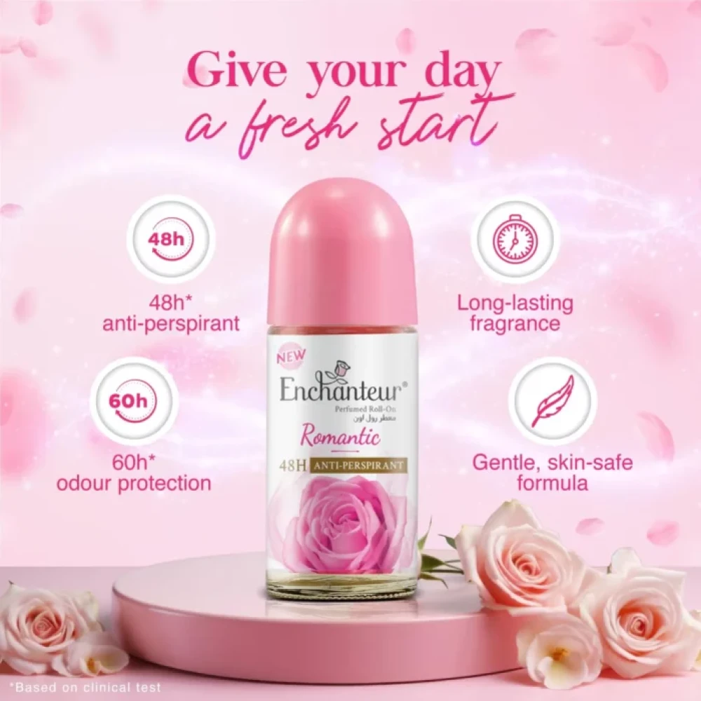 Enchanteur Romantic Perfumed Deo Roll On 50ml