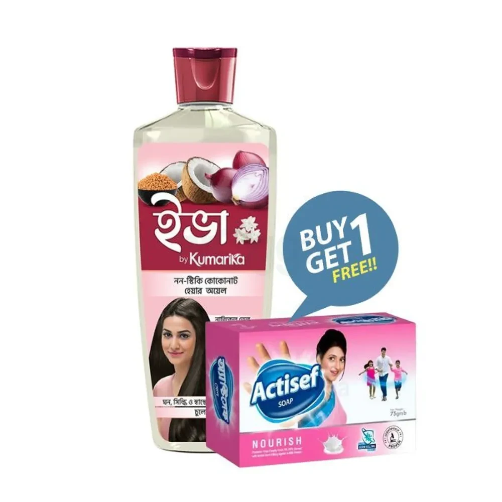 Eva Non-Sticky Coconut Hair Oil 200ml