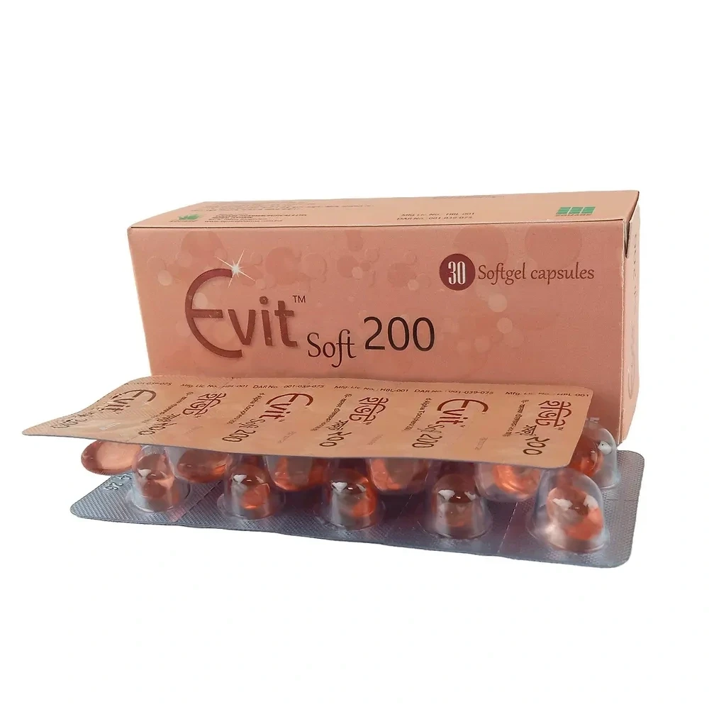 Evit Soft 200 Softgel Capsules