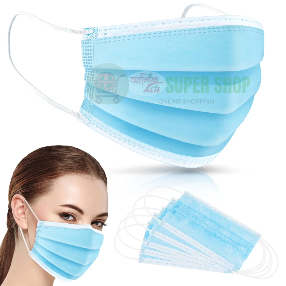 Face Mask Disposable Adults 3Ply