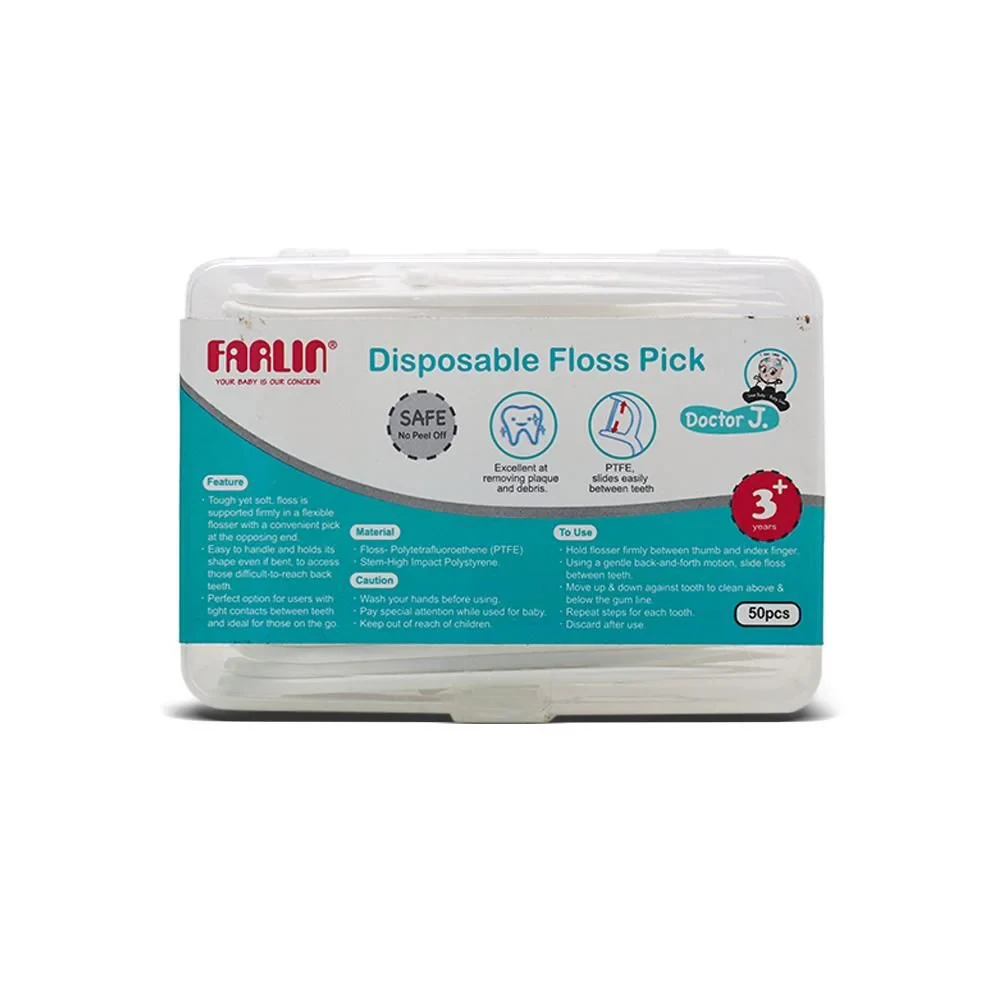 Farlin Doctor J. Disposable Floss Pick 3 Years+ 50pcs
