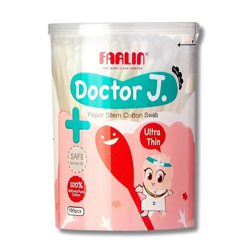 Farlin Doctor J. Papper Stem Cotton Swab 190pcs