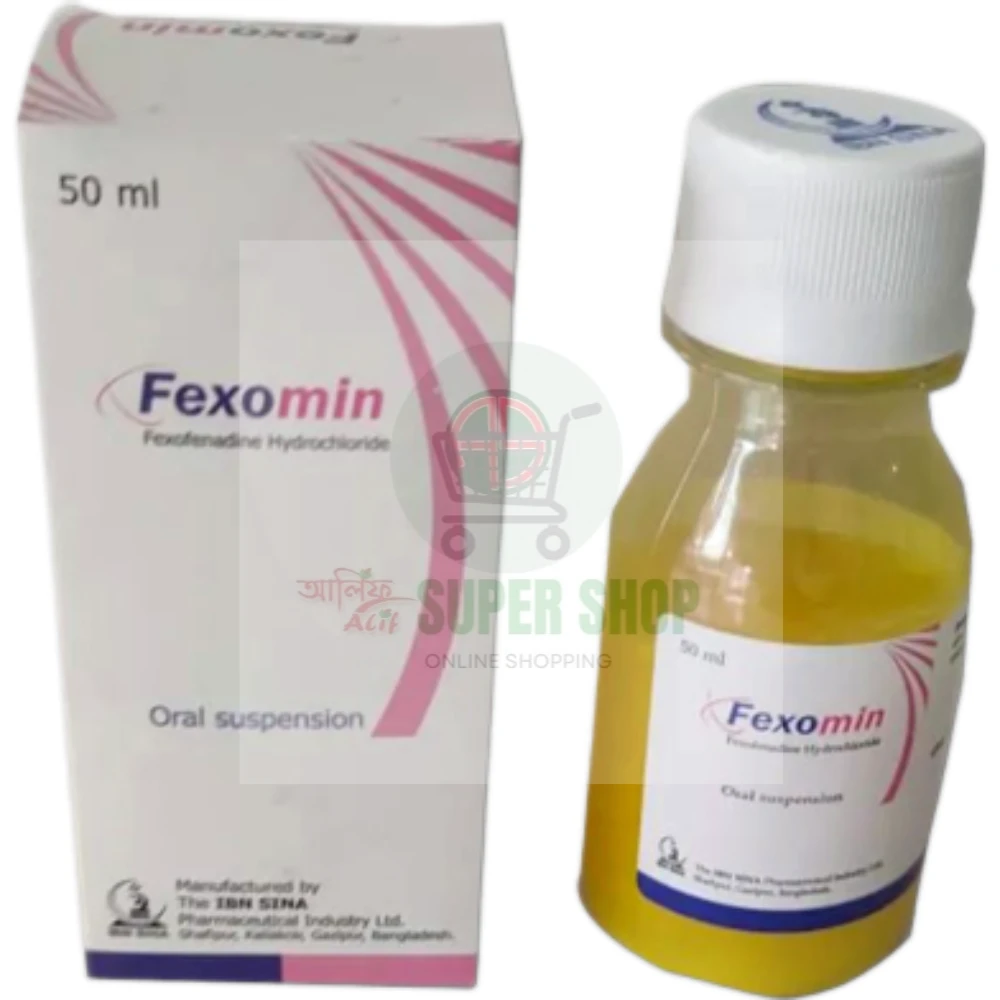 Fexomin 30 Mg/50 ml Oral Suspension