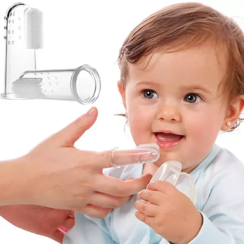 Finger baby teeth brush