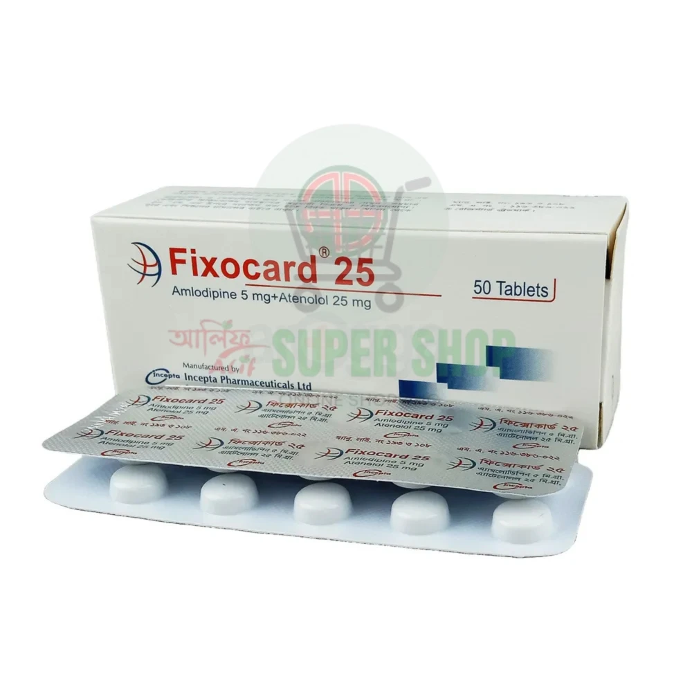 Fixocard 25mg Tablet