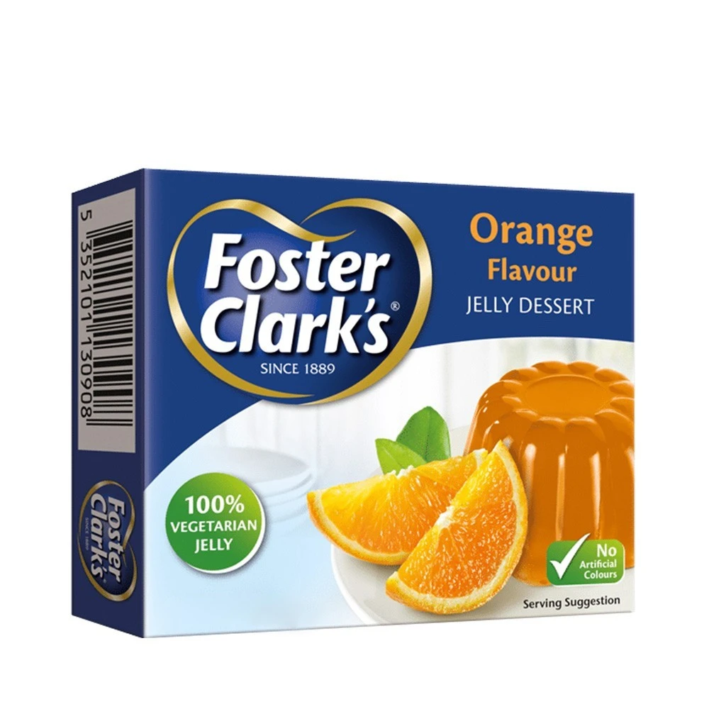 Foster Clarks Orange Flavour Jelly 100g