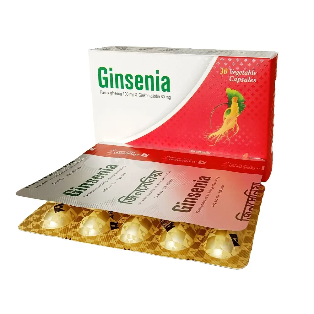 Ginsenia 100/60mg Capsules