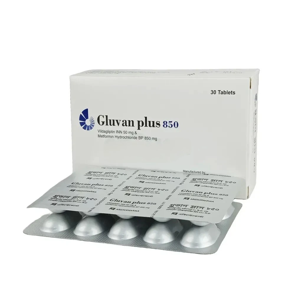 Gluvan Plus 850mg Tablet
