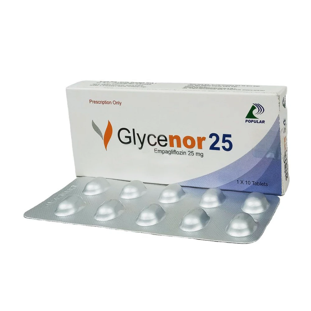 GLYCENOR 25MG TABLET