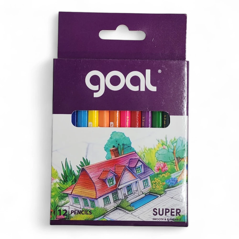 Goal Colour Pencil 12 Colours Mini