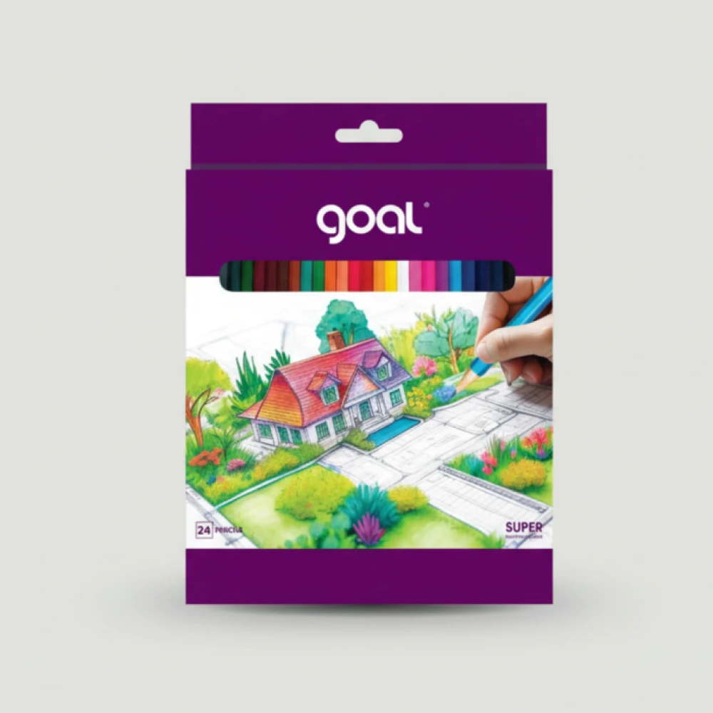 Goal Colour Pencil 24 Colours Large