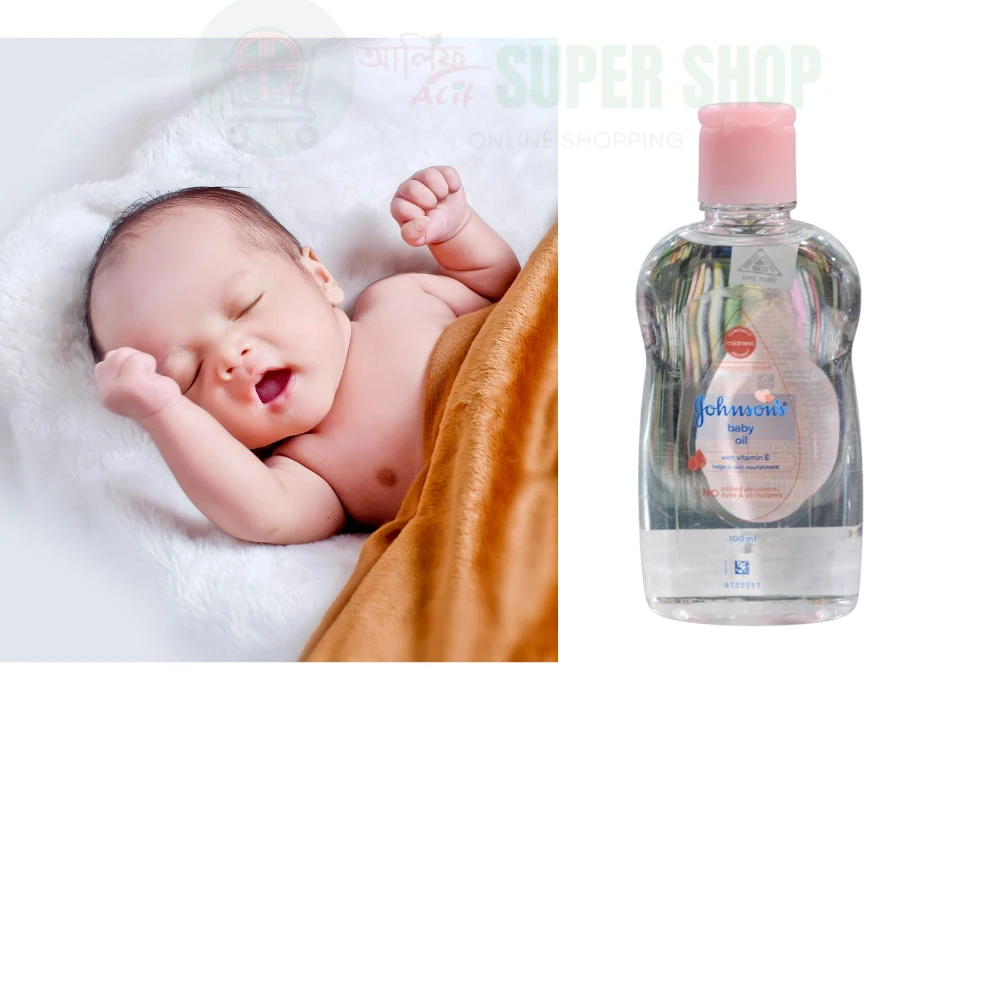Johnson's Baby Oil With Vitamin E 100ml