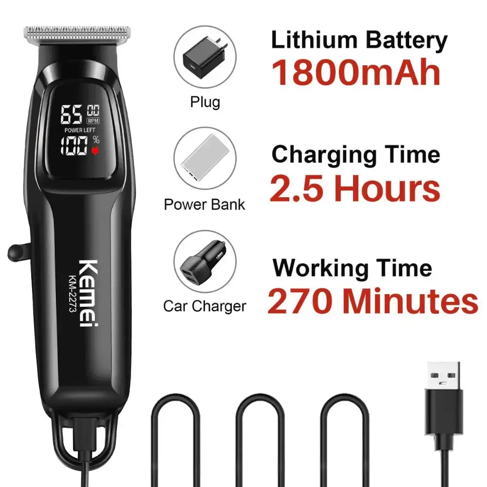 Kemei Professional Hair Clipper KM-2273